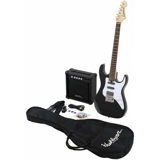 Pack de guitarra electrica Washburn X15B negra,hi-res