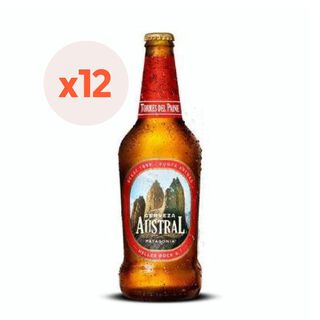 12X Cerveza Austral Torres Del Paine Botellín 6,1° 500Cc,hi-res