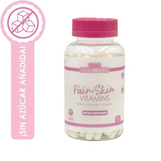 Vitaminas Hair&Skin Colágeno-Biotina 1un - GumiBears,hi-res