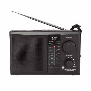 Radio Recargable Audiopro Fm/am/tv/sw 4 bandas,hi-res