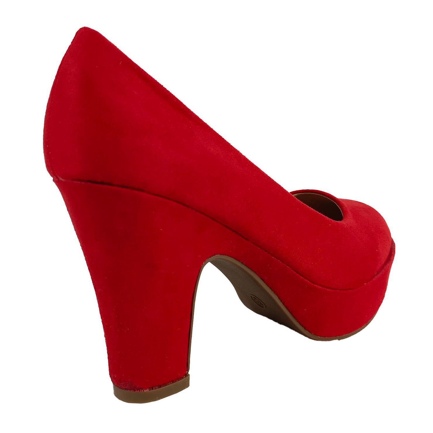 Zapato Mujer Taco Alto Cuadrado Rojo - Zapatos Mujer Paris.cl