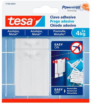 Clavo Adhesivo Para Azulejos y Metal 4 kg Tesa Gancho,hi-res