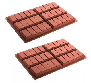 X2 Moldes De Chocolate Moldes Barra De Chocolate Silicona 6b,hi-res