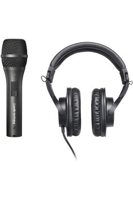 Pack Audio-Technica Micrófono AT2005USB  y Audífonos M20X,hi-res