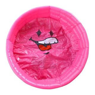 Piscina Inflable Redonda 70cm Carita Rosado Para Bebes,hi-res