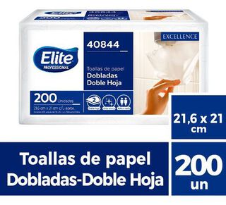 1 Paquete De Toalla Interfoliada Elite Professional 200 Un,hi-res