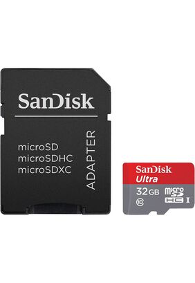 Memoria Micro SD Sandisk 32 GB de Clase 10/80 Mbps,hi-res