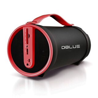Parlante Bazooka Bluetooth Portátil Con Radio Rojo - PuntoStore,hi-res