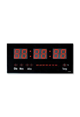 Reloj Digital Led Pared Hora Fecha Temperatura 47x23x3cm,hi-res