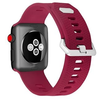 Correa Compatible Iwatch Apple Watch Vinotinto 42-44-45MM-L,hi-res
