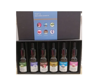 Pack De 6 Aceites Esenciales Aromáticos De 10ml Gotero Para Difusor,hi-res