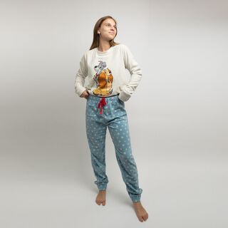 Pijama Mujer Dama y Vagabundo Proud Gris Disney,hi-res