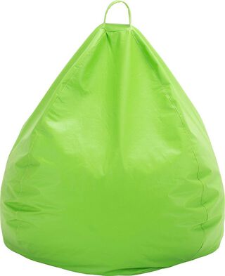Pouf Pera Infantil Eco Cuero Verde 60x50x50 cm,hi-res