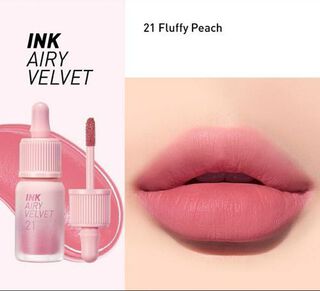 Tinta de labios de larga duración - PERIPERA Ink Airy Velvet Tint: Serie PEACH,hi-res