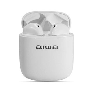 Audifonos Bluetooth Recargables TWS InEar Blanco AWTWSD1 Aiwa,hi-res