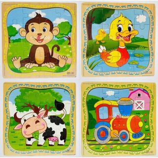 Pack 6 Puzzle Infantil Rompecabeza de 16 Piezas Cada Una,hi-res