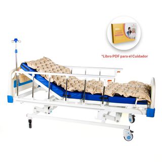 cama clínica manual 3 pcs pro+colchón+colchón as,hi-res