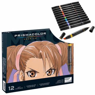 Marcador Prismacolor Premier 12 Colores Manga,hi-res