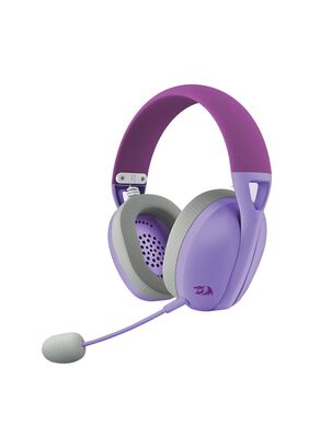  Audífonos gamer inalámbricos Redragon Ire Pro H848 Purple Bluetooth, USB,hi-res