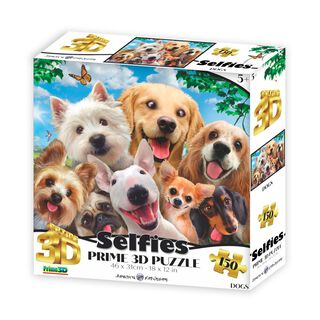 Puzzle 3d De 150 Piezas - Selfie Perros,hi-res