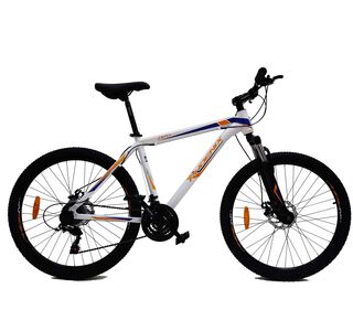 Bicicleta 26 MTB Disco 21S Blanco/Naranjo Phoenix,hi-res