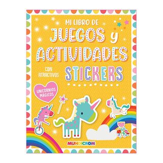 STICKER JUEGOS Y ACTIVIDADES UNICORNIOS MÁGICOS,hi-res