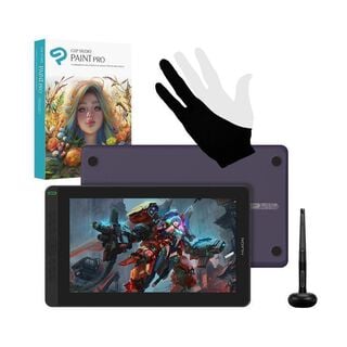 Tableta Gráfica Monitor Huion Kamvas 13 Purple con Software - TG,hi-res