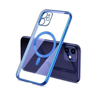Carcasa Transparente Magsafe iPhone 12 Pro /Azul,hi-res