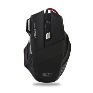 Mouse Gamer 3DFX Xtitan 7518 3200 DPI USB Negro,hi-res