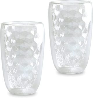 Set 2 Vasos de Doble Pared Transparentes 310 ml,hi-res