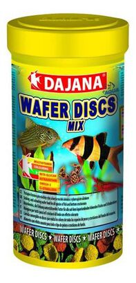 Alimento Peces De Fondo Dajana Wafer Discs Mix 250ml,hi-res