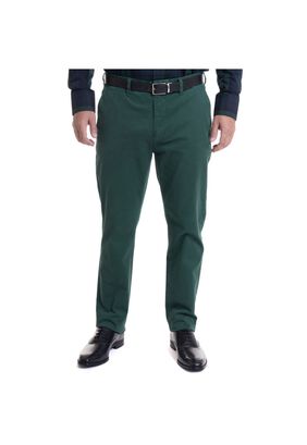 Pantalón Frente Plano Slim Fit Verde,hi-res