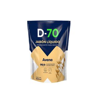 Jabon Liquido Antibacterial D-70 Dp Avena 900ML ,hi-res