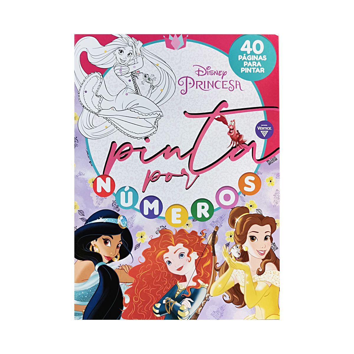 Princesas Disney Super Juegos + Pegatinas - Libros para colorear