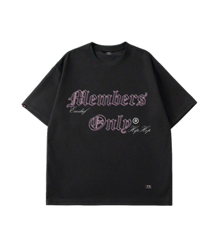 MDF® Polera negra "MEMBERS ONLY Couture",hi-res