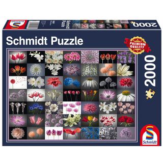 Puzzle 2.000 piezas Flores,hi-res