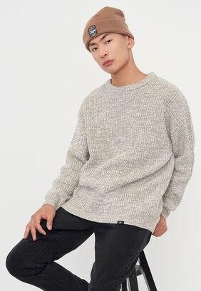 Sweater Hombre Tejido R-Neck Gris Corona,hi-res