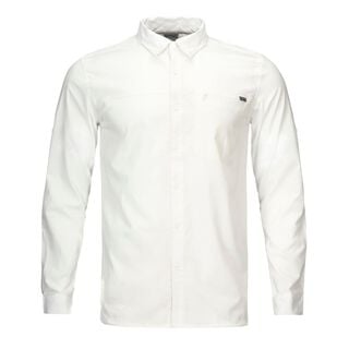 Camisa Hombre Rosselot Long Sleeve Q-Dry Shirt Blanco Lippi V23,hi-res