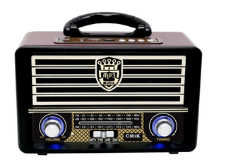 Radio Portátil Mini Retro Vintage Usb Sd Mp3 ,hi-res