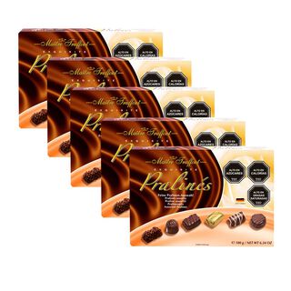 Pack 5 Chocolate Bombón Pralines Maitre Truffout surtidos,hi-res