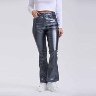 Jeans Mujer Flare Engomado Gris Oscuro Fashion´s Park,hi-res