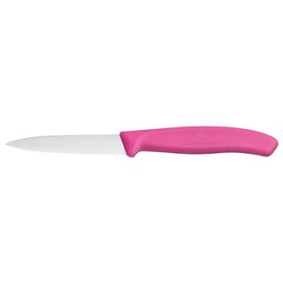 Cuchillo verdura rosado 8 cm Victorinox,hi-res