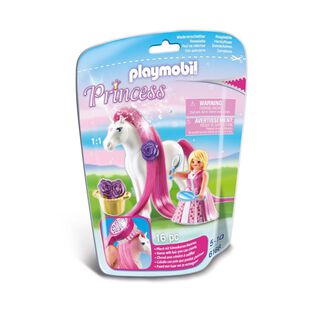 Playmobil Princesa Con Caballo - Blanco,hi-res