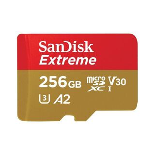 Tarjeta de Memoria Sandisk Micro Sd 256gb Extreme A2 4k + Adaptador,hi-res