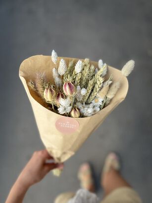 Flores Secas - Mini Cucurucho Neutro,hi-res