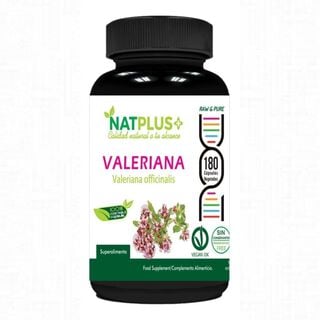 Valeriana 180 Cápsulas De 450mg,hi-res