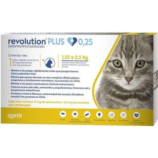Revolution Plus Gatos hasta 2,5 Kg Antiparasitario,hi-res