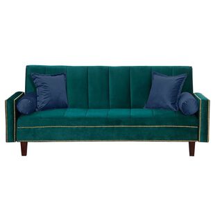 Futon Sofa Cama Vanguardia 200 x110 Verde - Azul,hi-res