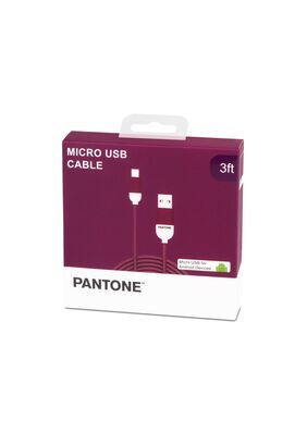 Cable de Datos Micro USB 1 MT Pantone High Speed Morado,hi-res