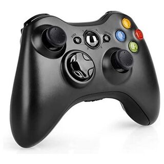 Control Gamepad Para Pc y Xbox 360 Inalambrico Negro,hi-res